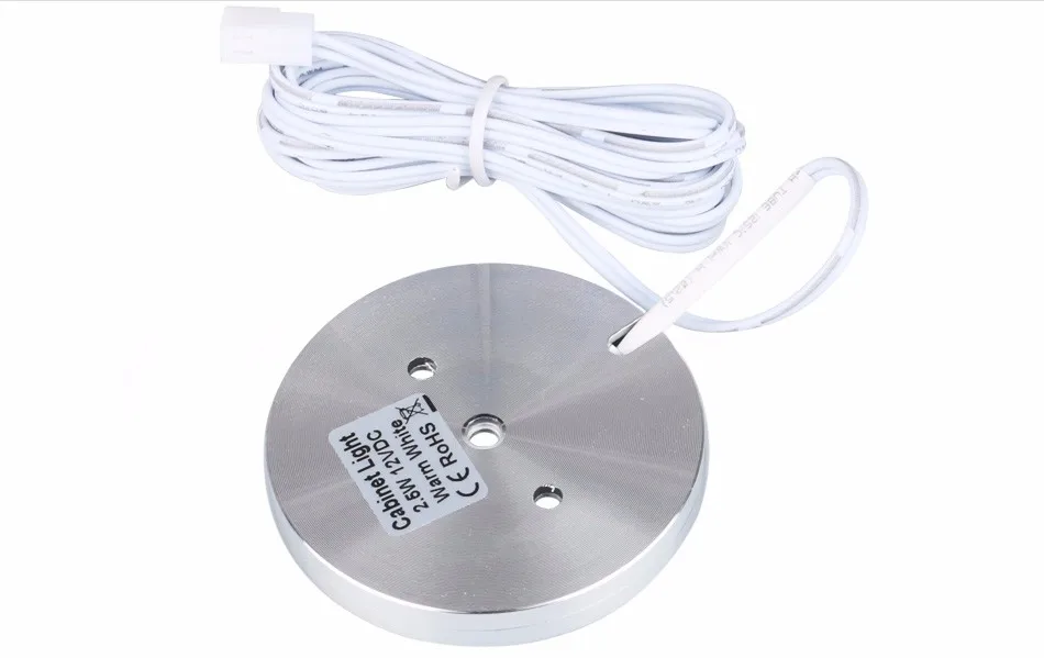 Under Cabinet Lights LED Puck Light Kitchen Round 12V Counter Shelf LED Closet Cupboard Showcase Drawer Wardrobe Indoor Lighting (11)