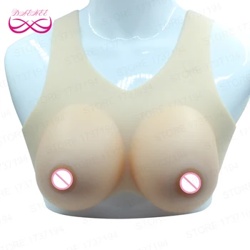 

Lovely Spring Day Skin Color A-D Cup Fake Breast Silicone Breast Forms Fake Boobs Tit Bust Chest For Men Crossdresser Drag Queen