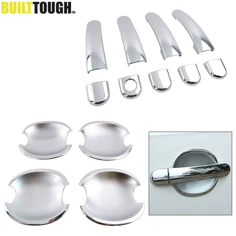 

Car Styling For Vw Sagitar/Jetta/Vento 2012 - 2014 Tiguan 2009 - 2013 Chrome Door Handle Door Bowl Cover Trim Garnish 2010 2011
