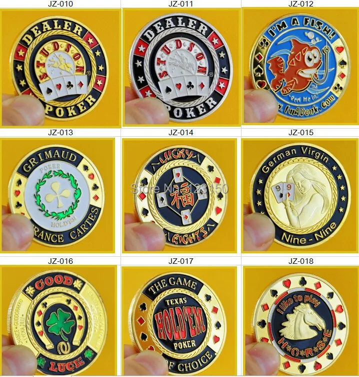 

Wholesale 10pcs/lot, Poker Card Guard Cover Protector Chip Poker Gift, many face design