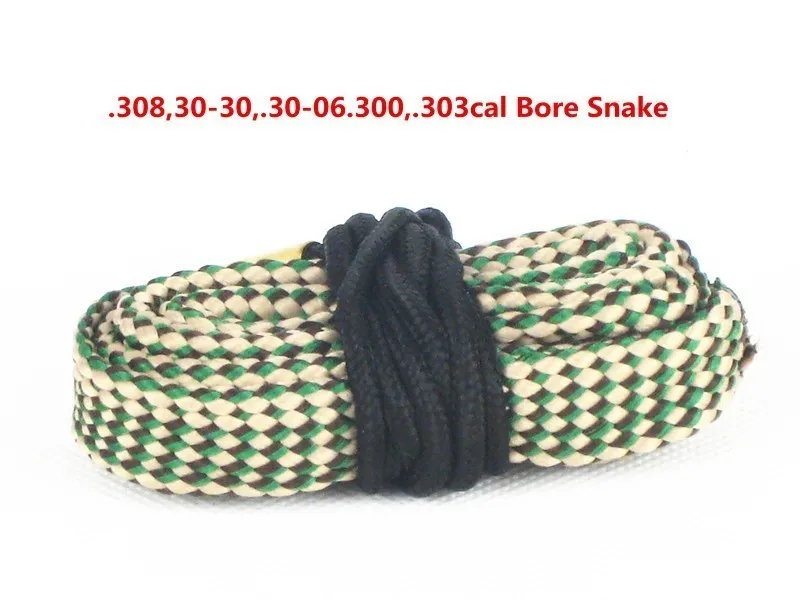 MIZUGIWA очистить змейку. 308 30-30 30-06 300 303 Cal 7,62 мм пистолет очистки Boresnake Hunting caza винтовка пистолет пистолеты