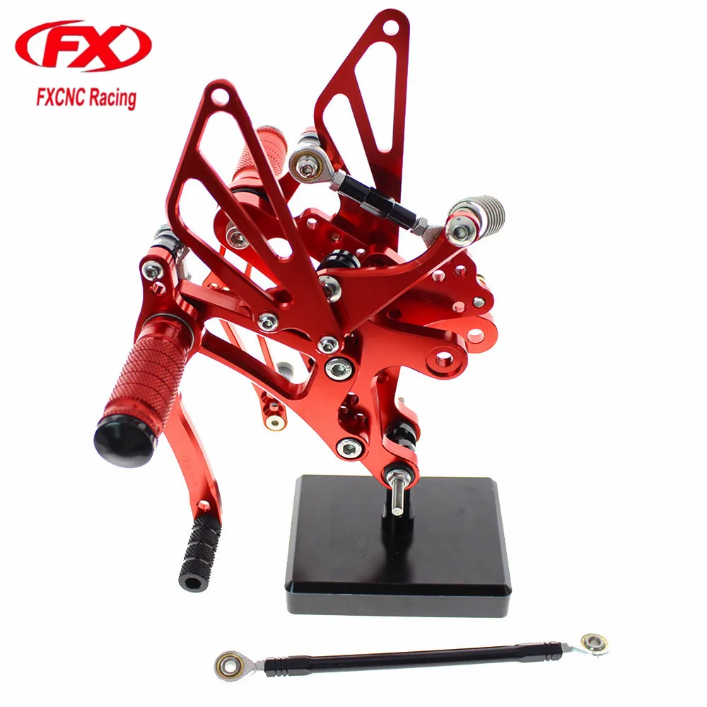 

For YAMAHA YZF R1 2004 2005 2006 CNC Aluminum Adjustable Motorcycle Rearsets Rear Set Foot Pegs Pedal Footrest Foot Rests