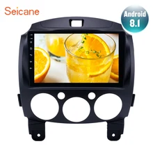 Seicane Android 8.1 Per MAZDA 2/Jinxiang/DE/Terza generazione 2007-2013 2014 Auto Radio GPS 9 “2Din Unità Lettore Multimediale 3G wifi
