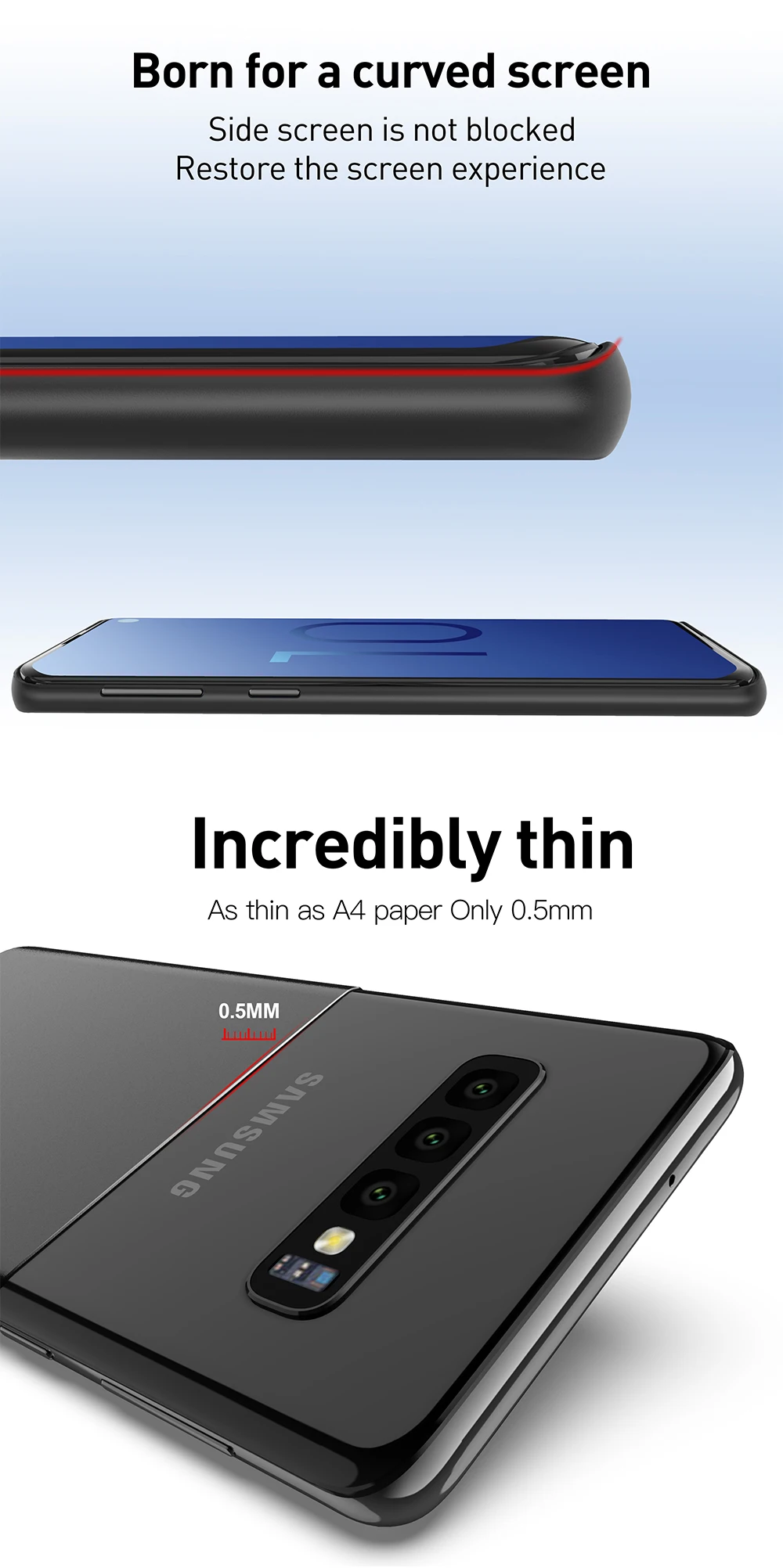 KEYSION чехол для телефона для samsung Galaxy S10 Plus S10e Coque ультра тонкий матовый чехол для S10 чехол для S10+ S10 Plus Fundas