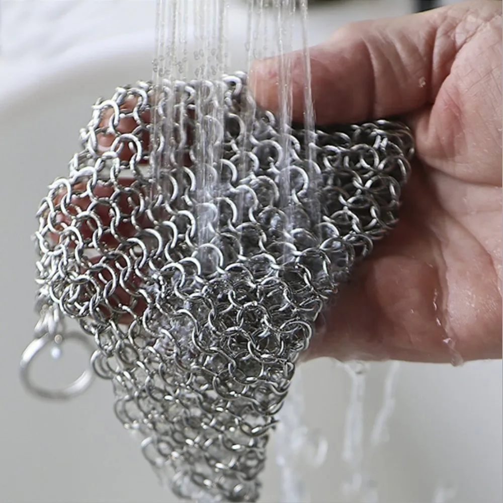 

Square Round Metallic Stainless Steel Wash The Pot Ring