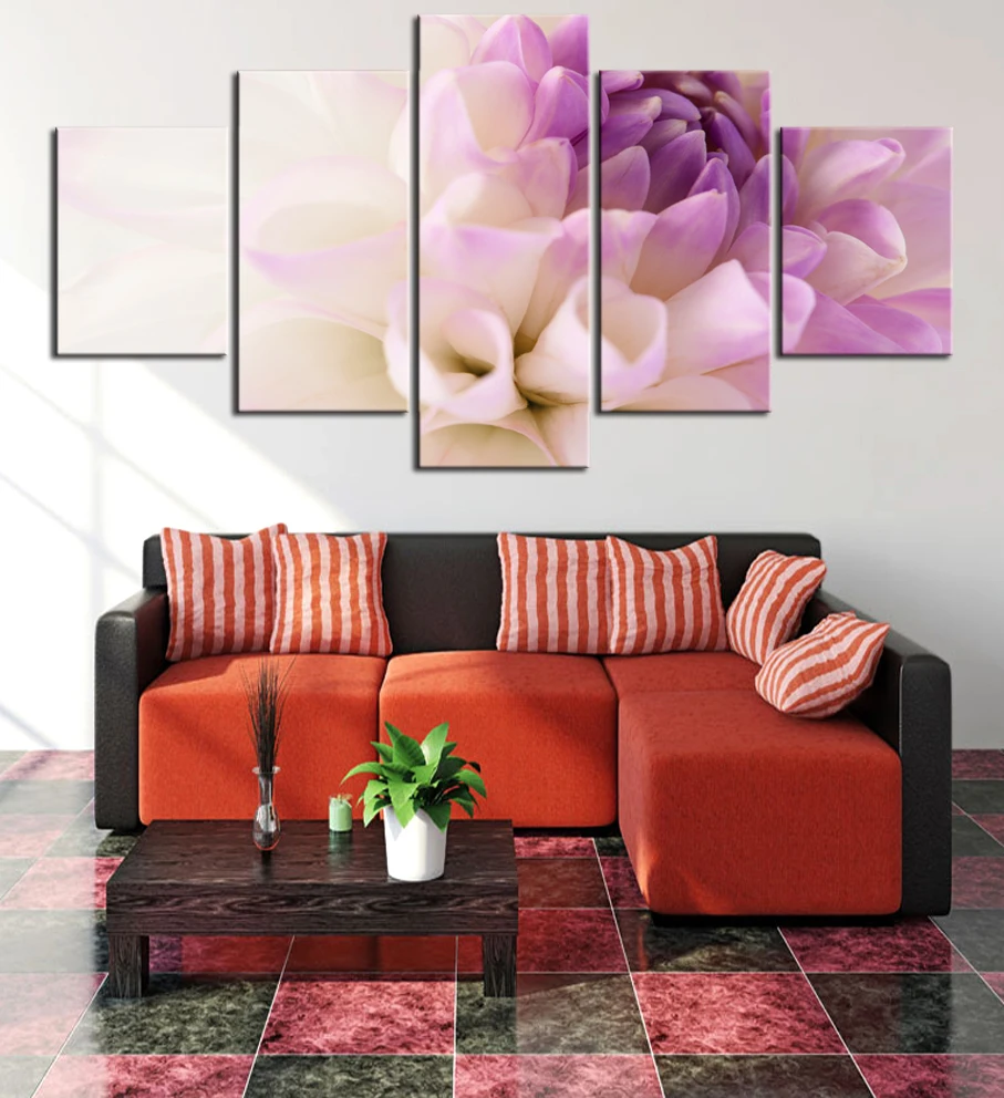 Online kopen wholesale paars wall art uit china paars wall art ...