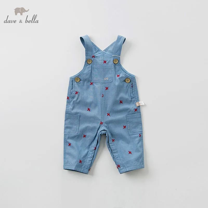 DBW10266 2 dave bella spring infant toddle overalls baby boy print