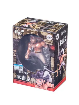 

Comic Anime Game Eiichiro Oda One Piece Swordsman Dracule Mihawk Sword Battle 18cm Figurine Figure Toys