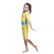 Cozy Muslim Arab Kids Girls Swimwears Islamic Conservatism Beachwear Quick Drying Swimsuit S M L XL