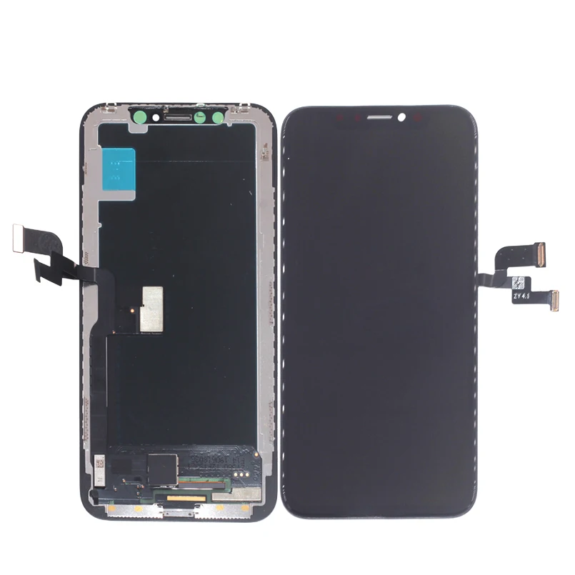ЖК дисплей для iPhone X XS XR гибкий Жесткий Amoled Мягкий сенсорный 3D экран|Экраны