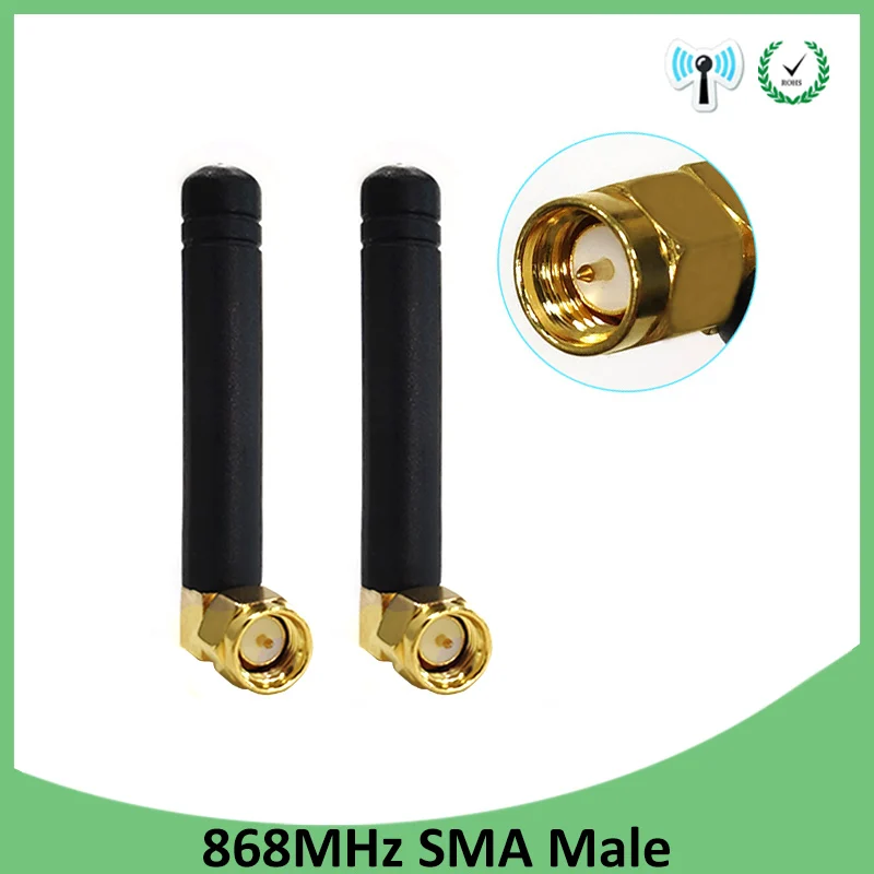 

20pcs 868MHz 915MHz Antenna 3dbi SMA Male Connector GSM 915 MHz 868 MHz antena outdoor signal repeater antenne Lorawan