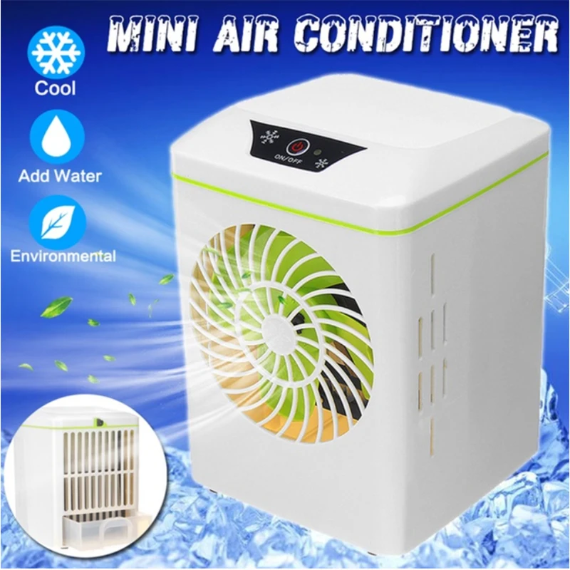 

Air Circulator Cooler Air Conditioner Fan Air Conditioner Personal Humidification Function Portable Quiet Smart USB