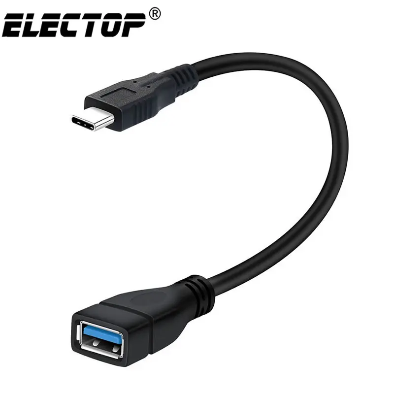 

Type-C OTG Adapter Cable USB 3.1 Type C Male To USB 3.0 A Female OTG Data Cord Adapter 12cm for Samsung Galaxy S9/S8 MacBook Pro