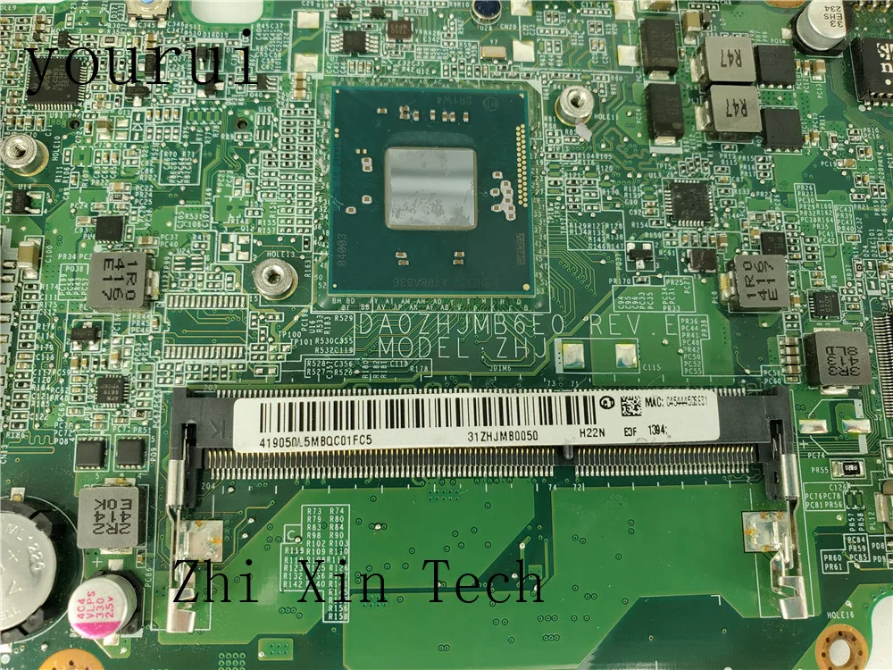 Материнская плата yourui NBMNU11001 NB.MNU11.001 DA0ZHJMB6E0 для acer Aspire E3 111 ES1 материнская ноутбука с