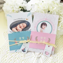 30 комплект Baby shower или на день рождения Юбилей Творческий 12 версия изготовленный на заказ знак, символ рисунком для детей пригласительные билеты