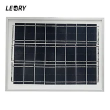 LEORY 12V 5W Solar Panels DIY Polycrystalline Solar Cells Module Charger For 12V Battery Charging