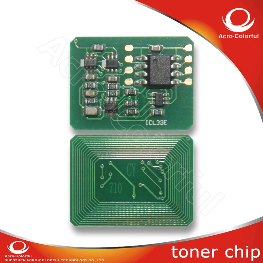 

Color Toner Chip Laser Printer cartridge chip Reset for Oki C710 711 EU/AP