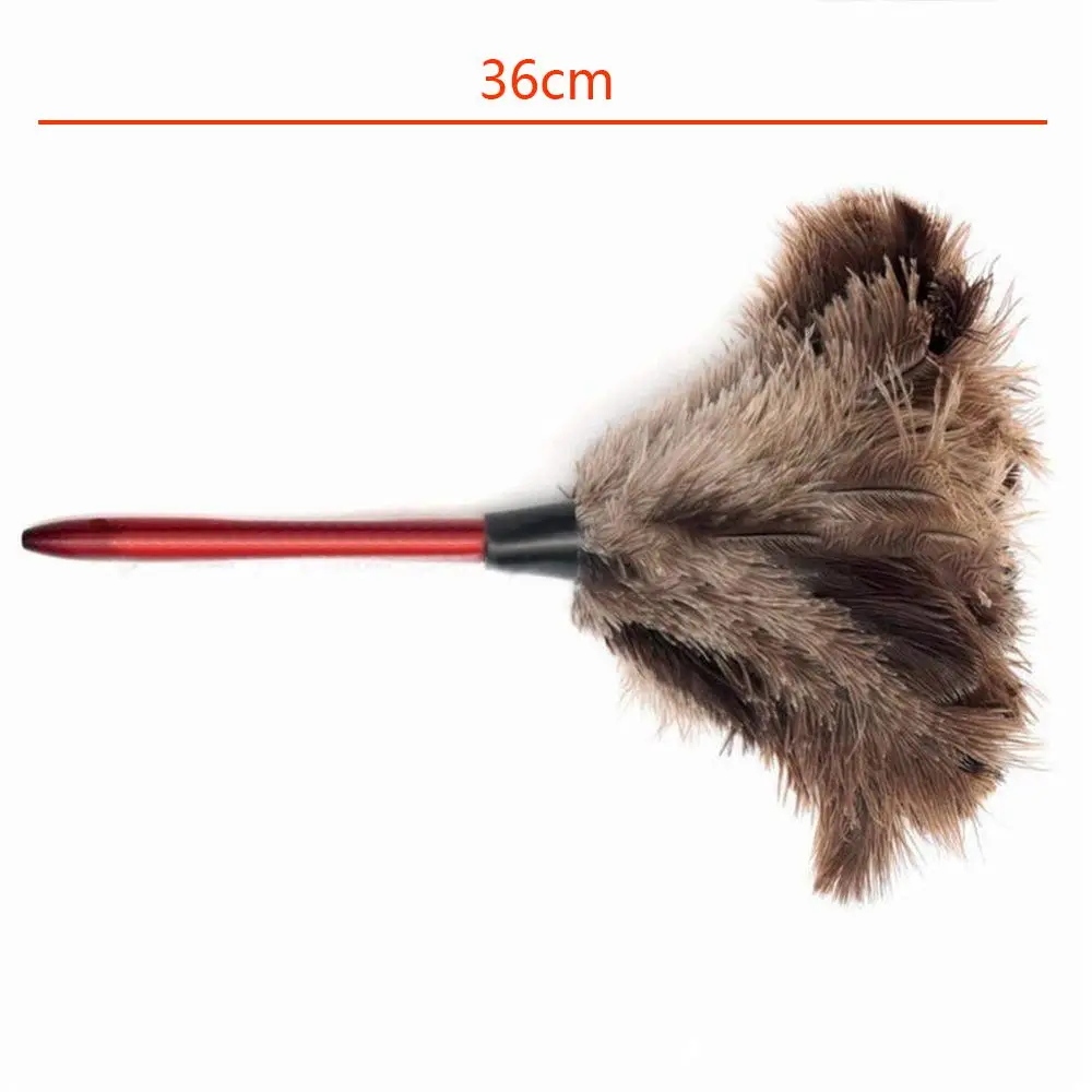 Акция! Ostrich очистка щетка с перьями Ostrich Duster щетка для пыли из страусиных перьев мягкие перья Duster от мебели к вентилятору bl