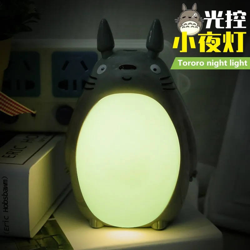 

Kawaii Cartoon My Neighbor Totoro with plug Lamp Led Night Light USB Reading Table Desk Lamps for Kids Gift Home Decor Novelty