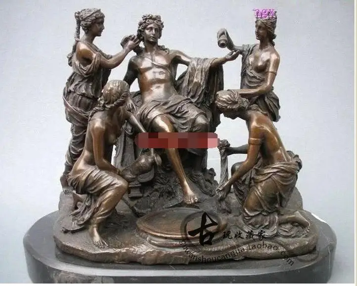 

free European statues copper ornaments maid to bathe like a bronze statue of the Greek prince fast
