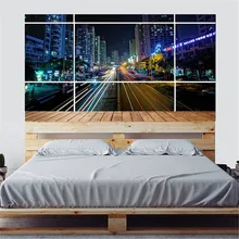 Новая 3D Наклейка на стену в центре шоссе Съемная Наклейка на стену домашний декор MK