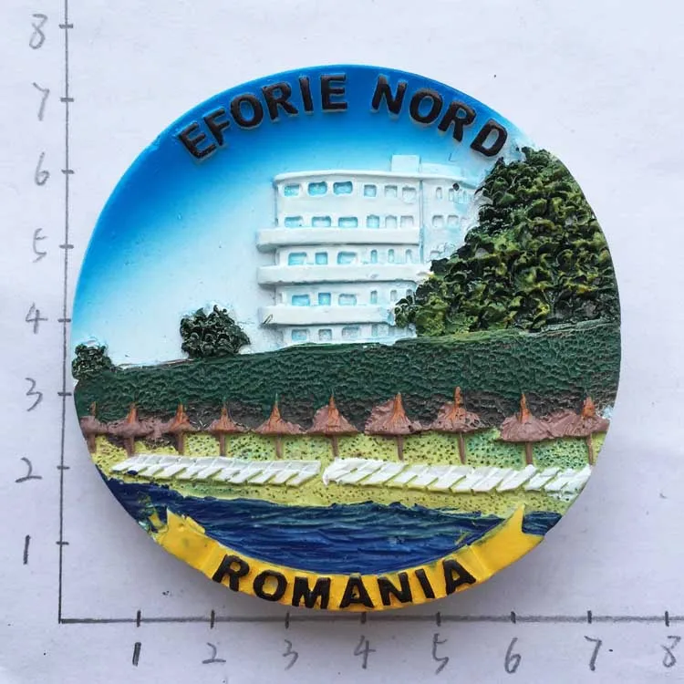 

Romania Eforie souvenir refrigerator magnet creative ship kitchen refrigerator
