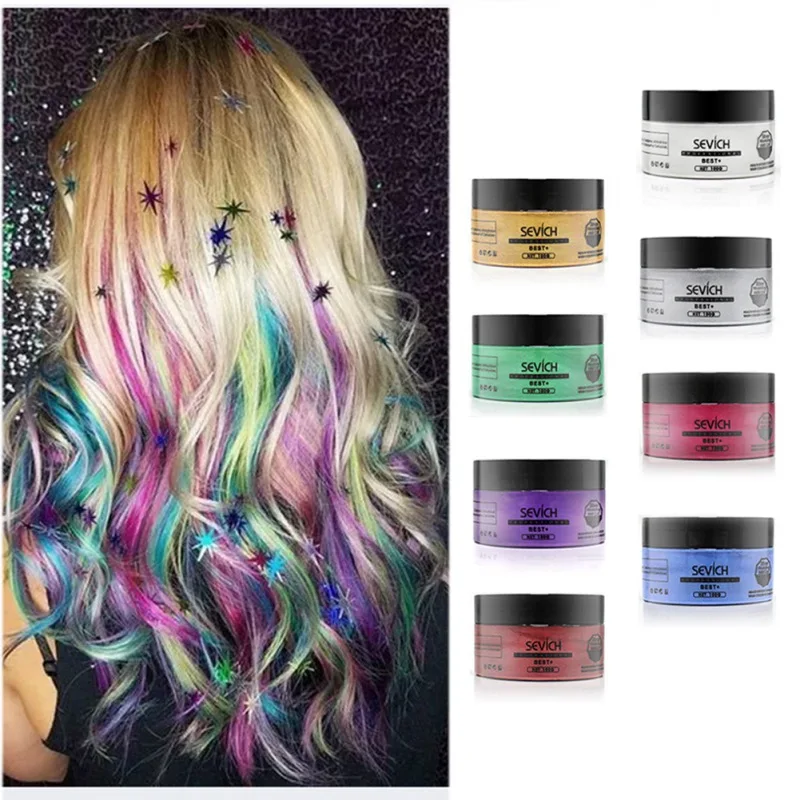 Buy 100g New Unisex Color Hair Wax Dye One time