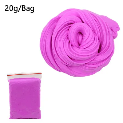 Pinkish Slime Слизь пушистый пена цветные шары из глины принадлежности DIY легкие мягкие Подвески слизь набор для фруктов облако образование ремесло антистресс детские игрушки - Цвет: Pinkish Slime