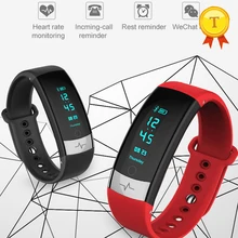 Smart Браслет ЭКГ динамический монитор сердечного ритма шагомер вызова SMS напоминание будильник Smartband IP67 водонепроницаемый спортивный браслет