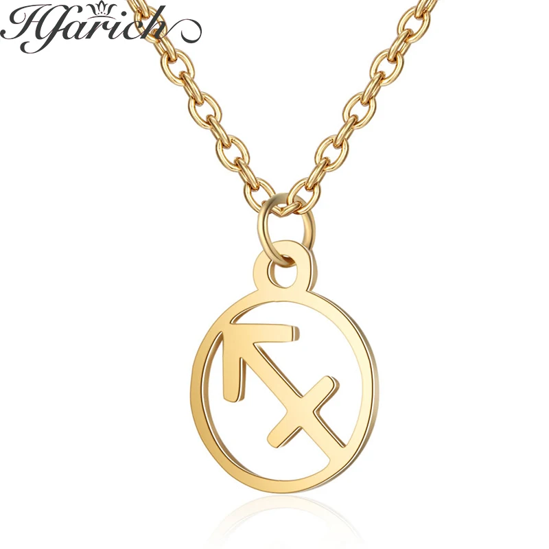 

Hfarich New Statement Handsome Nobleness Sagittarius Pendant Necklace Personalized Love Necklace For Women Girls Birthday Gifts