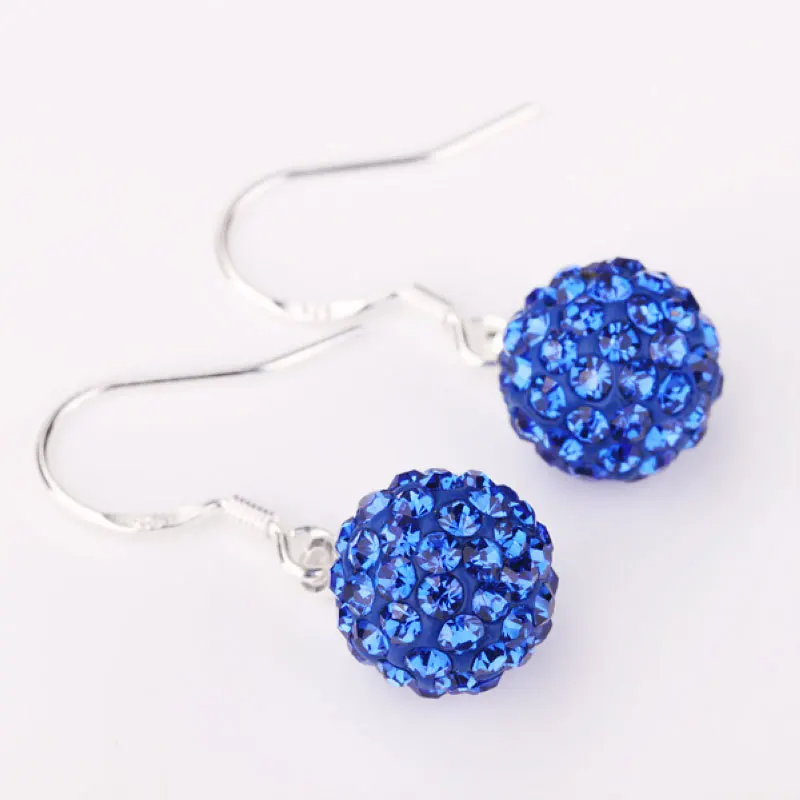 Shambala Balls Beads Eearrings Shambhala Rhinestone Crystal Fashion Jewelry Shamballa Earring SE030 |