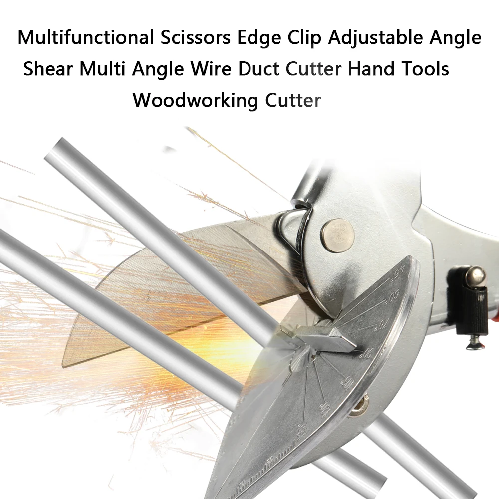 Multifunctional Scissors Adjustable Angle Shear Multi Angle Wire Duct Cutter Hand Tools Woodworking Cutter
