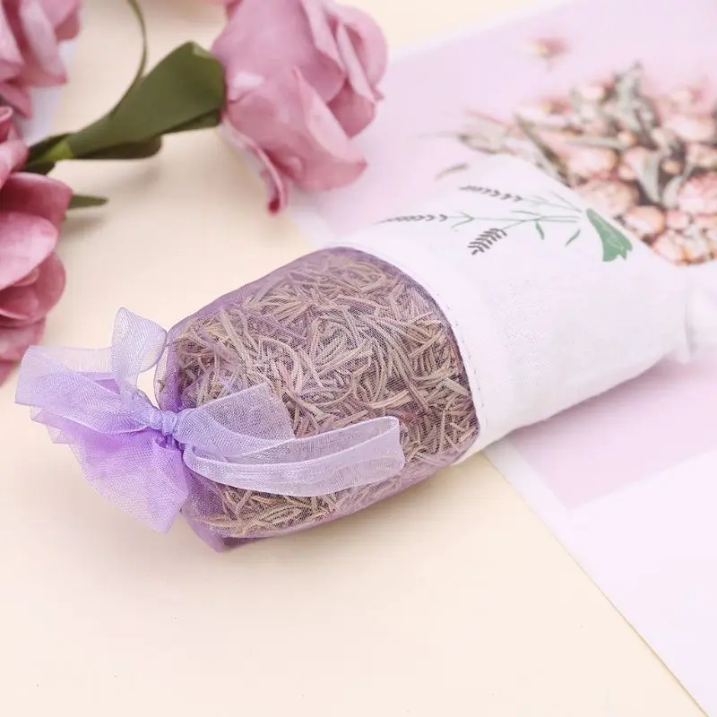 Natural Dried Rosemary Sachet Bag Wardrobe Desiccant Car Office Air deodorant sachet bags fragrance bags