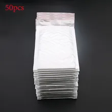 50 шт. белая строительная зона поли пузырчатая сумка конверт с использованием мягкого мешка упаковка 11X15 см+ 4 см