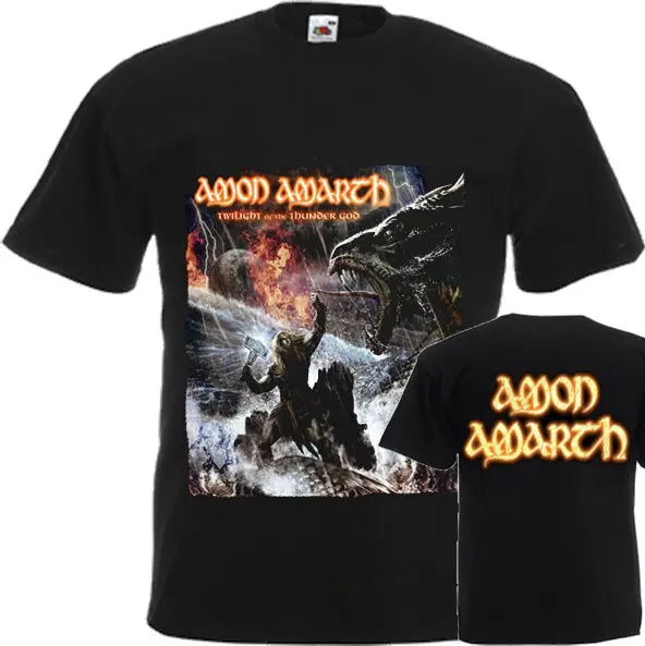 

NEW T-SHIRT " AMON AMARTH Twilight of the Thunder God " DTG PRINTED TEE- S- 3XL