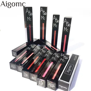 

Nude Velvet Matte Liquid Lipstick Sexy Colors Lip Paint Waterproof Long Lasting 12 Colors Lipstick AIGOMC