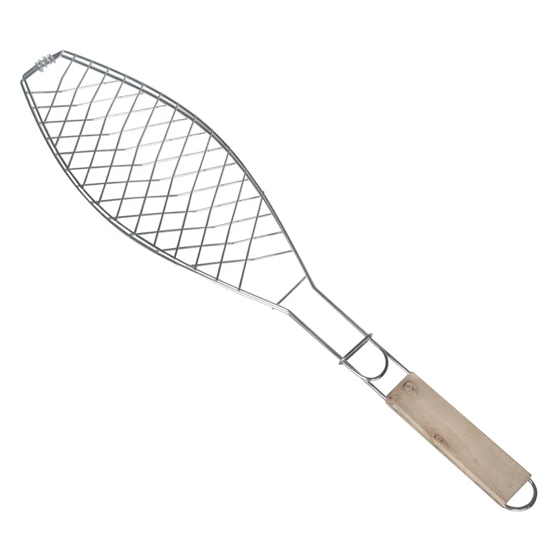 

Roasted single fish clip oven fish clip barbecue supplies grilled fish clip bbq accessories handle Barbecue tools