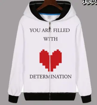 

Undertale Hot Game Sans skull Frisk Toriel Sans Papyrus skull funny zipper Annoying Dog Costume hoodie jacket coat
