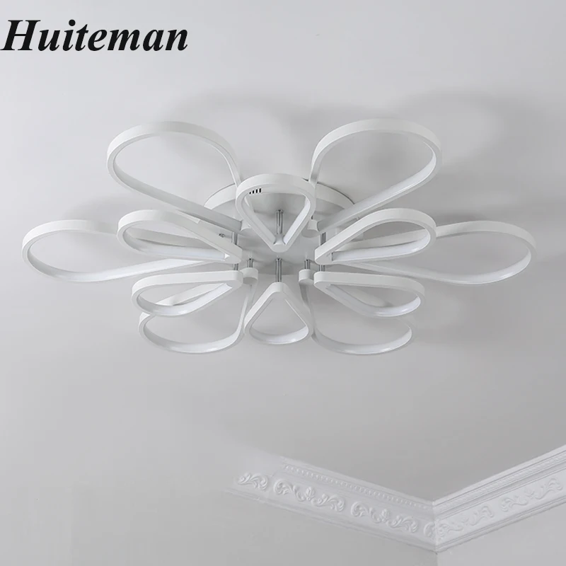 Modern Chandeliers LED Circle Modern Chandelier Lights For Living Room Acrylic Lampara de techo indoor Lighting Avize Fixtures rings white black chandeliers led circle modern chandelier lights for living room avize acrylic lampara de techo indoor lighting
