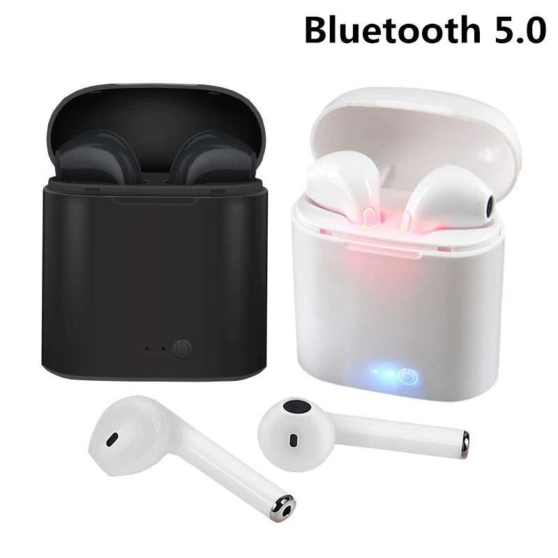 

I7 i7s TWS Wireless Bluetooth 5.0 Earphone in-ear Earphone Earbuds Headset With Mic For Phone iPhone Xiaomi Samsung Huawei LG