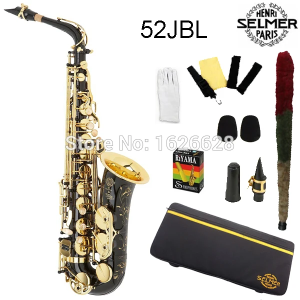 Best price at $423 Cheap Free shipping Genuine France Selmer Baritonsaxophon Alto Saxophone Black 52JBL Professional E Mouthpiece Sax saxofone #14
