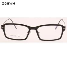 Металлическая проволока дужки очков Для мужчин брендовые квадратные очки для компьютера ясно Близорукость Оптические очки рамки черные очки ботаника