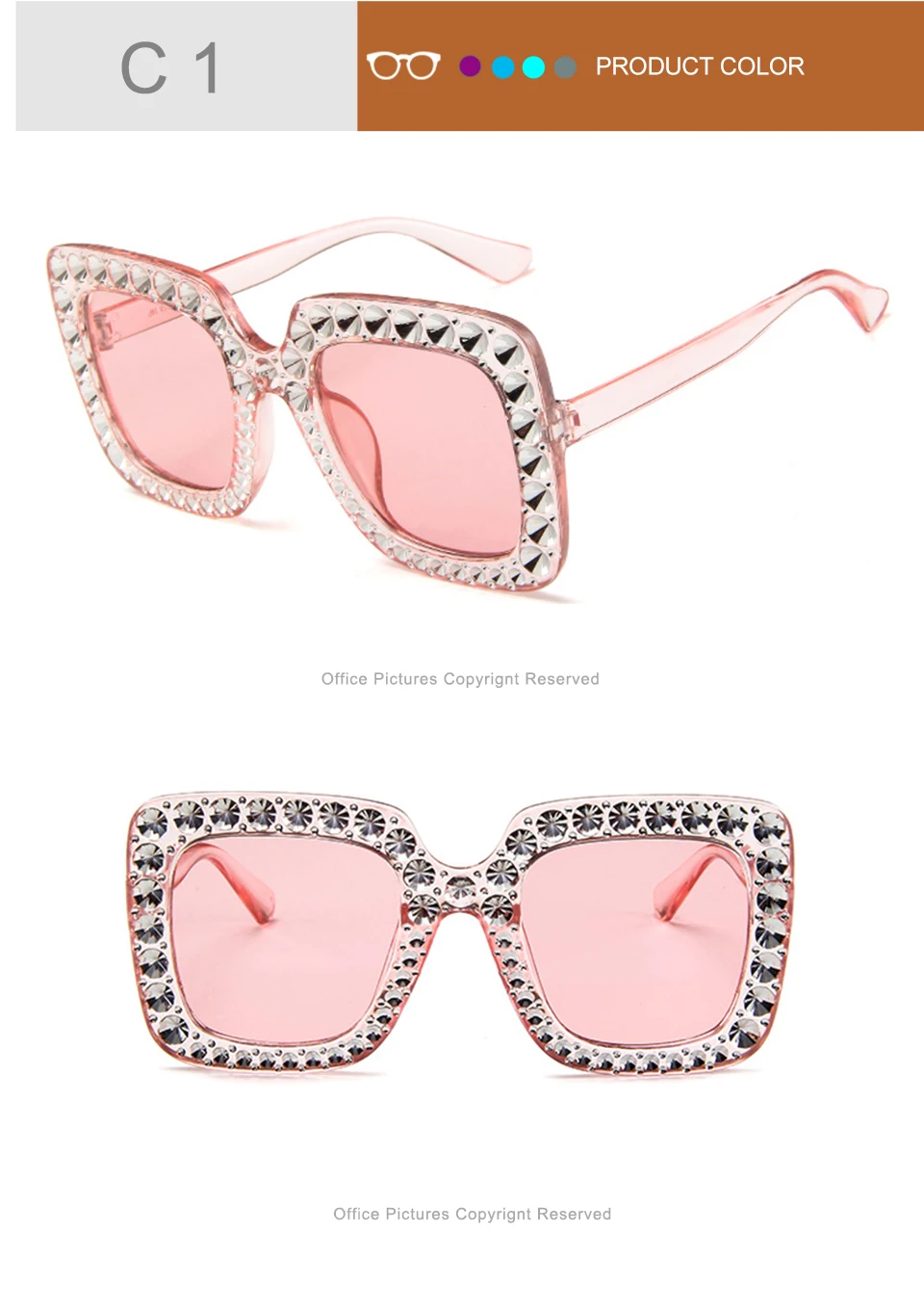 jumlai Large Frame Sunglasses Women Luxury ManWomen Sun Glasses Classic Vintage Outdoor Shopping Oculos De Sol (4)