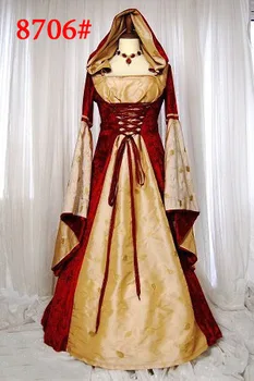 

LADIES TUDOR QUEEN DRESS FANCY DRESS COSTUME MEDIEVAL PRINCESS RENAISSANCE DRESS European palace queen fancy costume