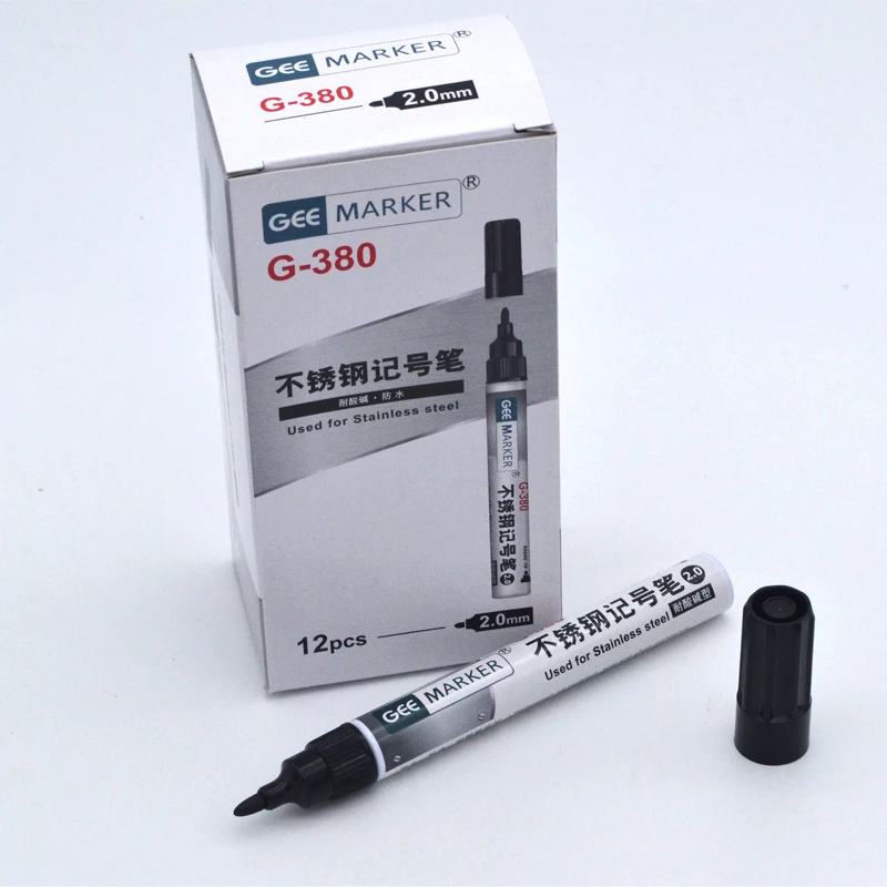 geemarker permanent marker quick drying Waterproof oil acid and alkali