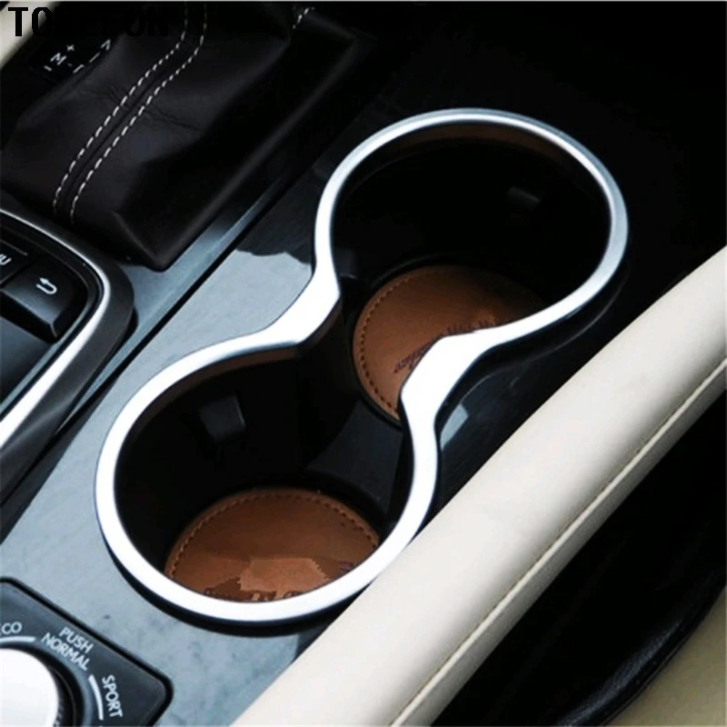 

TOMEFON Car Styling ABS Chrome Stick Gear Shift Level Base Pedestal Water Cup Holder Cap Sticker Mask Trim For Lexus RX 2016
