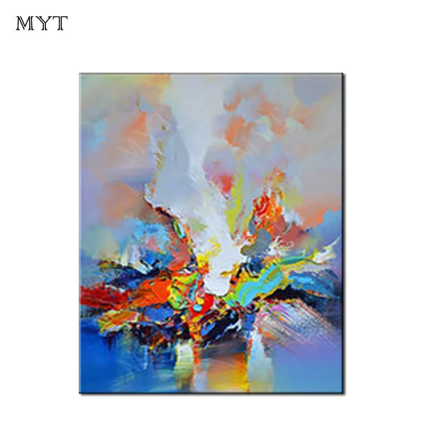 

Skilled Artist Handmade High Quality Rich Colors Abstract Oil Painting on Canvas Handmade Beautiful Colors Abstract Oil Painting