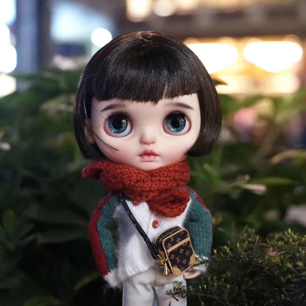 1/6 BJD 30 см кукольные игрушки 19 суставов высокое качество китайская Кукла BJD шаровая шарнирная кукла модный подарок черные короткие волосы милые росы открытый рот - Цвет: makeup doll