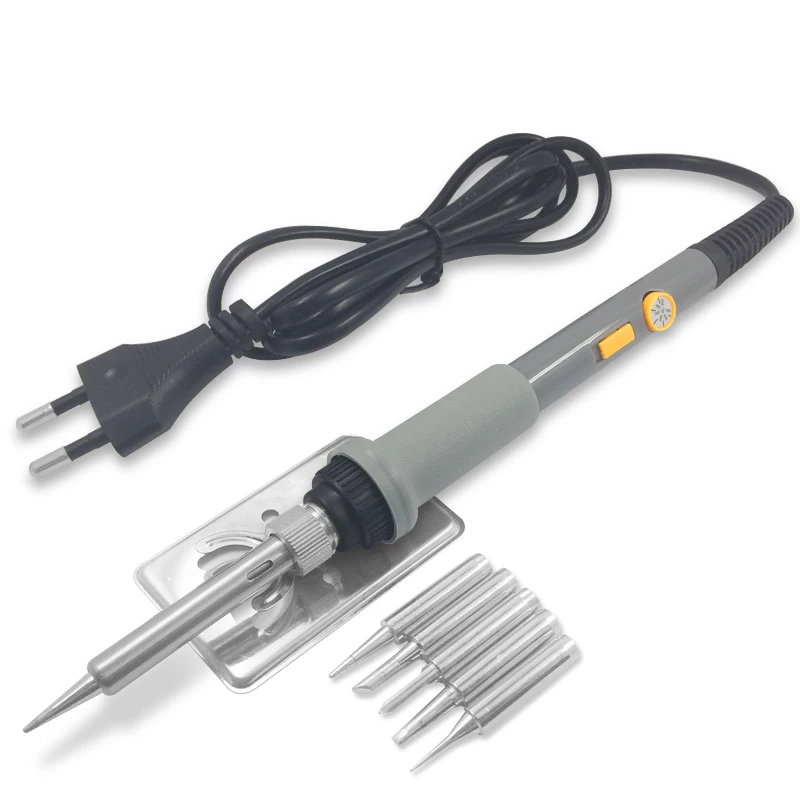 

DGKS 110V/220V 60W Adjustable Temperature with Swith Electric Soldering Iron Welding Solder Station Heat Pencil With EU Plug