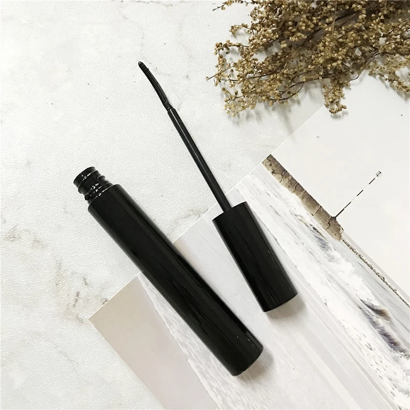 

1pcs Portable Empty Mascara Tube Eyelash Vial Liquid Bottle Container Black Cap Refillable Bottles